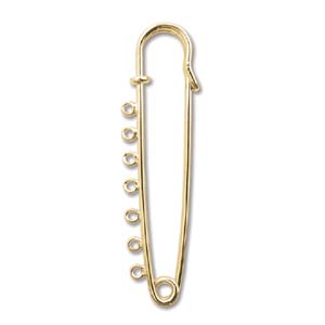 JF179-1 - 7 loop kilt pins - gold