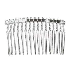 JF199-2 metal hair combs for jewellery making - silver - Beads | Bead  Supplies | Wholesale beads | Jewellery Findings | Swarovski | Creative  Beadcraft