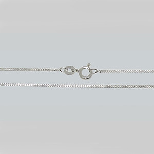 JF45b-ss - curb chain necklets - sterling silver