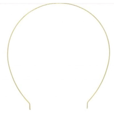 T3 - oval tiara bands for jewellery making - gold