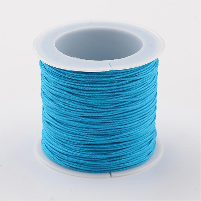 NBC-1 DKAQUA - Nylon bead cord - dark aqua