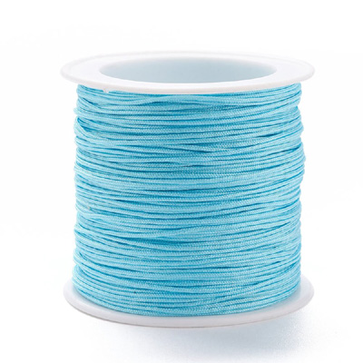 NBC-1 SKYBLU - Nylon bead cord - sky blue