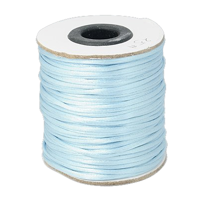 NBC-2 LTBLU - Nylon bead cord - light blue