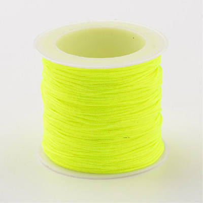 NBC-1 LGRN - Nylon bead cord - lime green