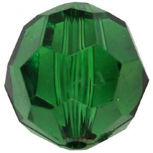 PB2 T - faceted round beads - transparent colours