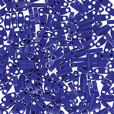 QTL414 - Miyuki Quarter Tila Beads - opaque cobalt