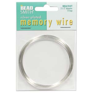 MWB-2 - memory wire bracelet - silver
