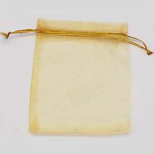 S199 - organza bags - gold 
