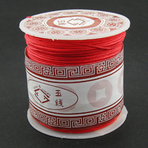 NBC-1 RED - Nylon bead cord - red