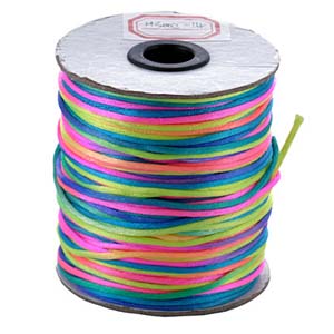 NBC-2 BRMIX - Nylon bead cord - bright mix