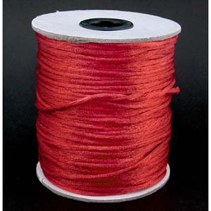 NBC-2 RED - Nylon bead cord - red