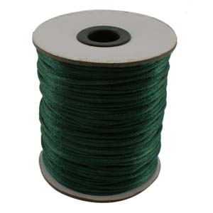 NBC-2 EME - Nylon bead cord - emerald