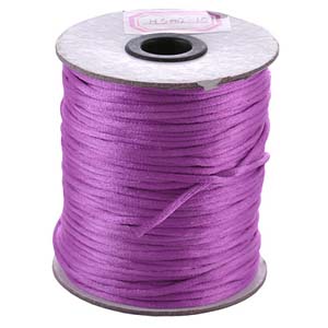 NBC-2 FUCH - Nylon bead cord - fuchsia