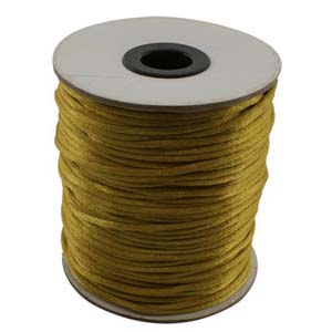 NBC-2 GLD - Nylon bead cord - gold