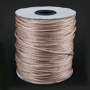 NBC-2 PEA - Nylon bead cord - peach