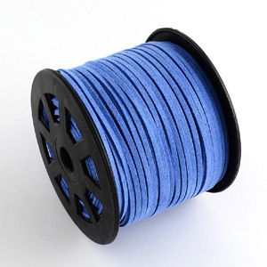 FSC C BLU - faux suede cord - cornflower blue