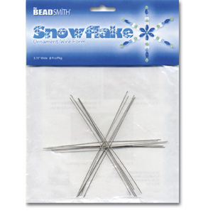 S235 - Snowflake Ornament Wire Forms - small