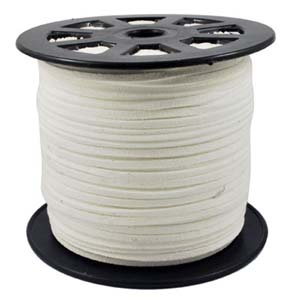 FSC WH - faux suede cord - white