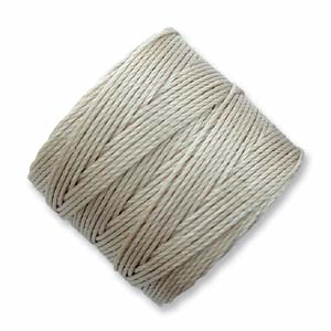 SLC-LTGRY - S-Lon Bead Cord - Light Grey