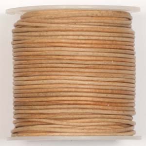 RLC-1 NAT - round leather cord - natural