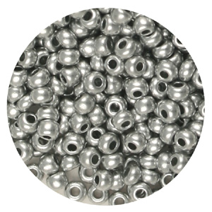 SB10-110 - Preciosa Czech seed beads - silver metallic 