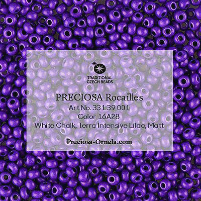 SB10-141M - Preciosa Czech seed beads - Terra Intensive Lilac matt