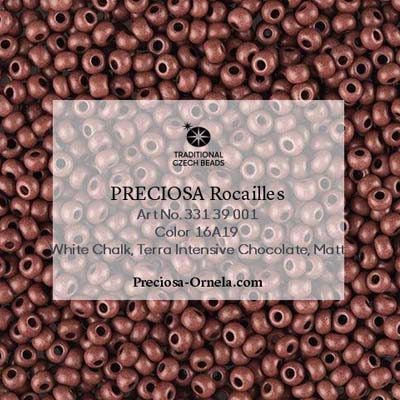 SB10-148M - Preciosa Czech seed beads - Terra Intensive Chocolate Matt