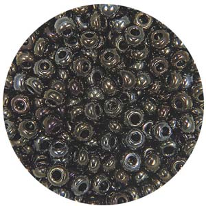 SB10-23 - Preciosa Czech seed beads - metallic brown iris