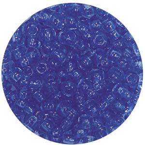 SB10-61 - Preciosa Czech seed beads - transparent royal blue