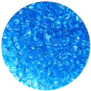 SB10-63 - Preciosa Czech seed beads - transparent aqua
