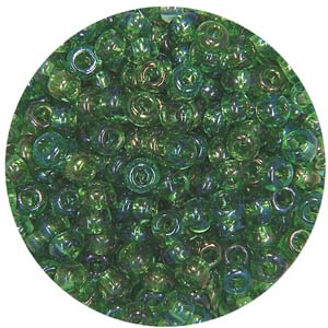 SB10-83 - Preciosa Czech seed beads - green AB