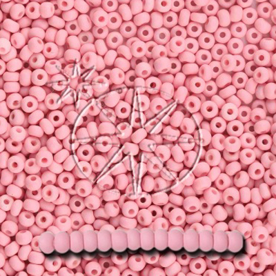 SB8-PL-10M - Preciosa Czech seed beads - PermaLux Rose Matt