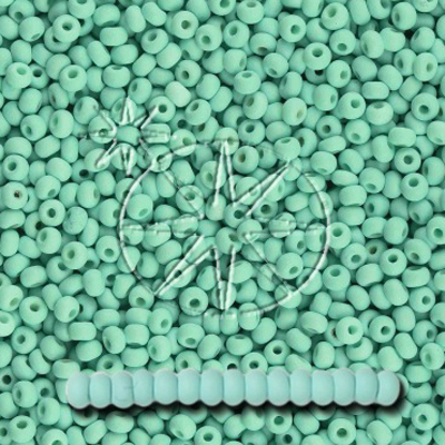 SB10-PL-16M - Preciosa Czech seed beads - PermaLux Wintergreen Matt