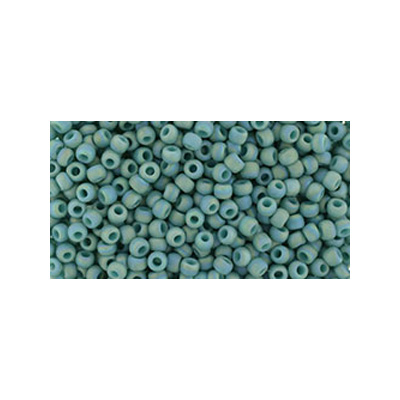 SB11JT-2634F - Toho size 11 seed beads - semi-glazed rainbow turquoise