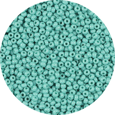 SB8-51 - Preciosa Czech seed beads - opaque turquoise green