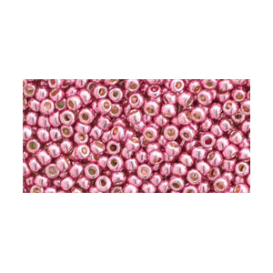 SB15JT-PF553 - Toho size 15 seed beads - permanent finish galvanized pink lilac