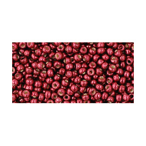 SB11JT-PF564 - Toho size 11 seed beads - permanent finish galvanized brick red