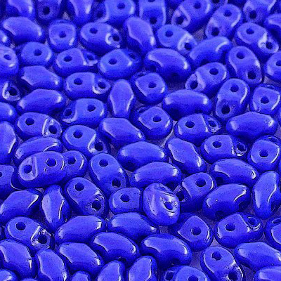 SBMDUO-136 - Czech miniduos - opaque royal blue