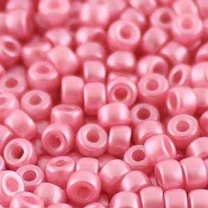 SBP8-340 - Matubo Czech size 8 seed beads - pastel pink