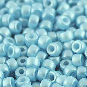 SBP8-342 - Matubo Czech size 8 seed beads - pastel turquoise