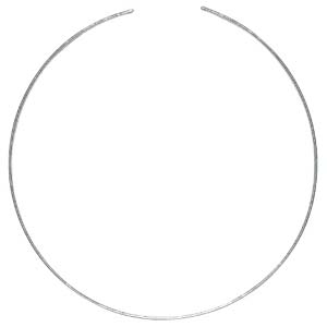 T2 - circular tiara bands for jewellery making - silver