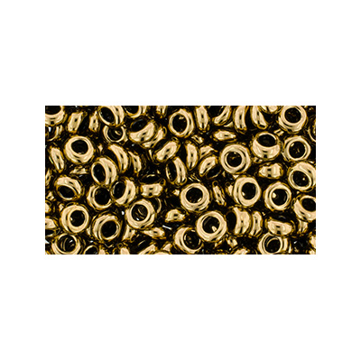 SB6JTD-221 - Toho size 6 demi-round seed beads - bronze