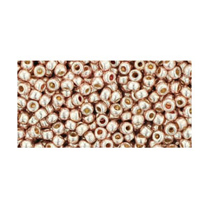 SB11JT-PF552 - Toho size 11 seed beads - perma-finish galvanized sweet blush