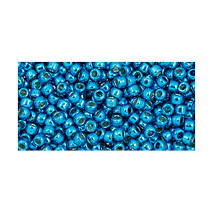 SB11JT-PF583 - Toho size 11 seed beads - permanent finish galvanized Caribbean blue