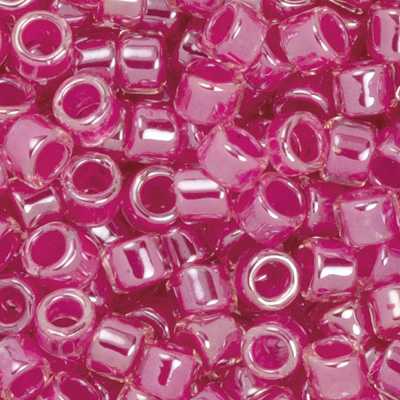 SB11JTT-1036 - Toho Treasures beads - hot pink-lined rosaline