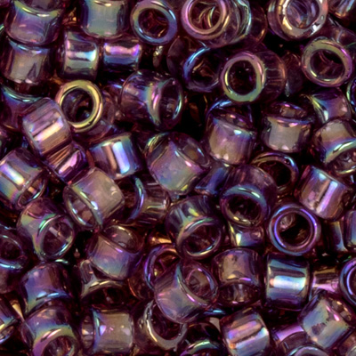 SB11JTT-166B - Toho Treasures beads - transparent medium amethyst rainbow