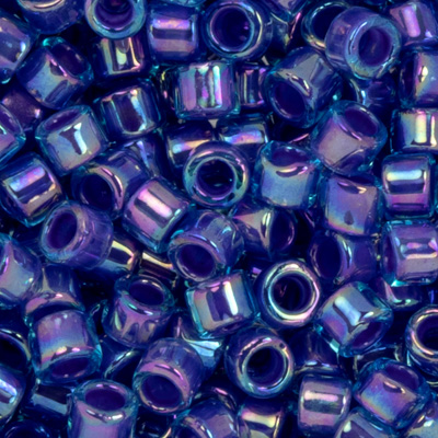 SB11JTT-1837 - Toho Treasures beads - enchanted purple-lined aqua rainbow