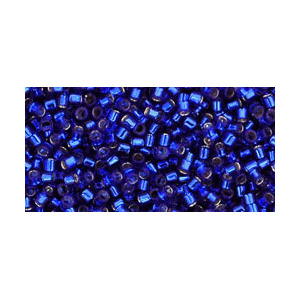 SB11JTT-28 - Toho Treasures beads - silver-lined cobalt