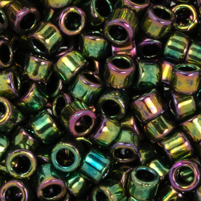 SB11JTT-508 - Toho Treasures beads - higher-metallic olivine iris