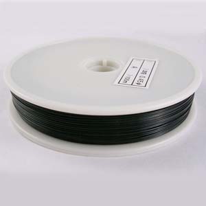 TTW-0.38-BLK - tiger tail: 50m/reel - black